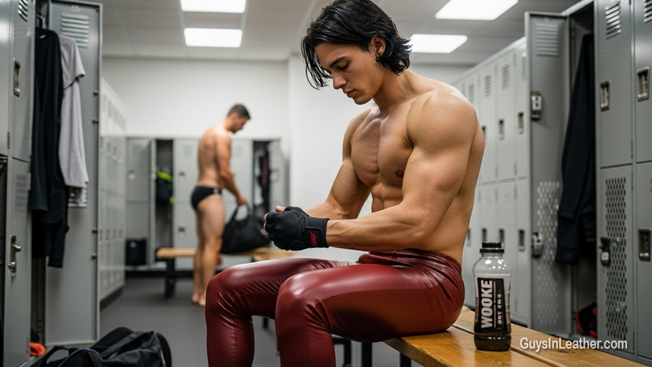 Leather at the Gym