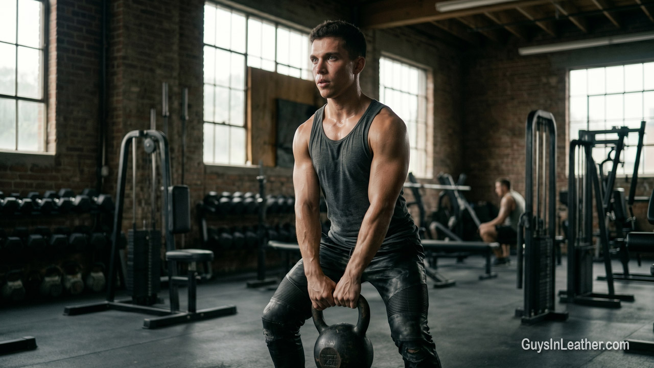 Leather at the Gym